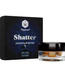 Extrakt Mountain River Shatter 58% CBD, 1 g