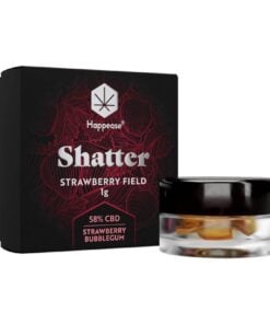 Extrakt Strawberry Field Shatter 58% CBD, 1 g