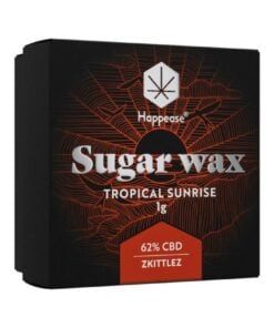 Extrakt Tropical Sunrise Sugar Wax, 62% CBD, 1 g