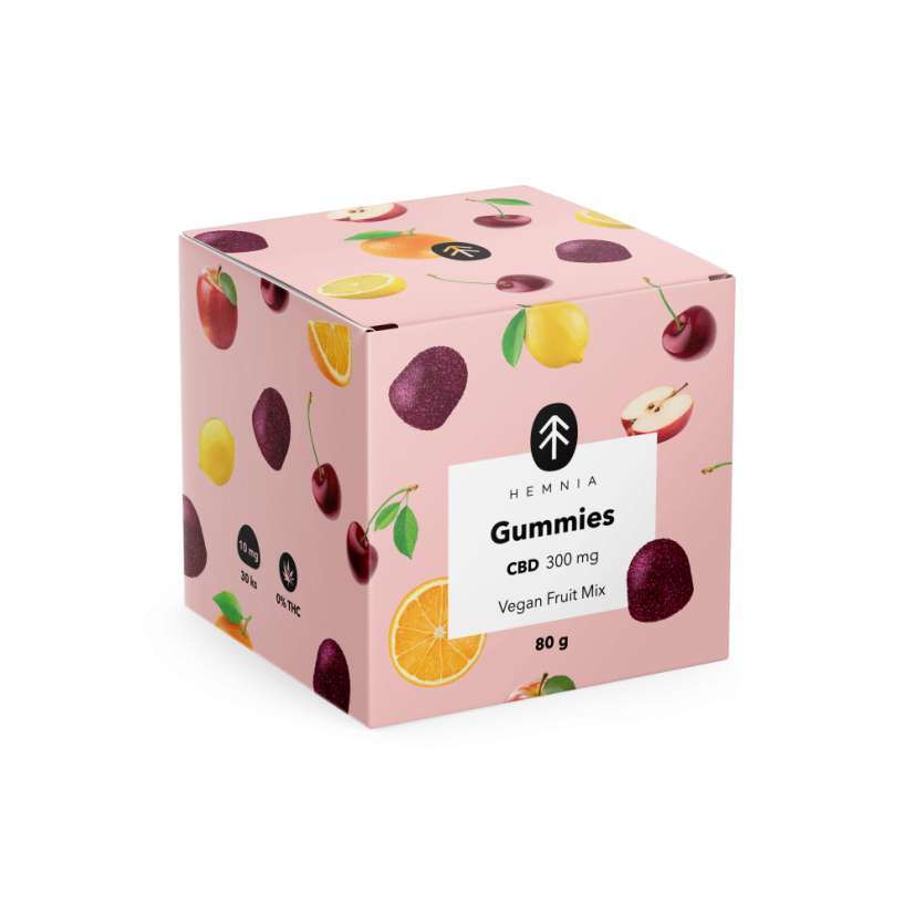CBD Veganské gummies, ovocný mix, 300 mg CBD, 30 ks x 10 mg, 80 g 5 CBD Veganské gummies, ovocný mix, 300 mg CBD, 30 ks x 10 mg, 80 g – foto 3