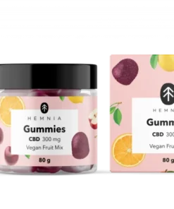 CBD Veganské gummies, ovocný mix, 300 mg CBD, 30 ks x 10 mg, 80 g