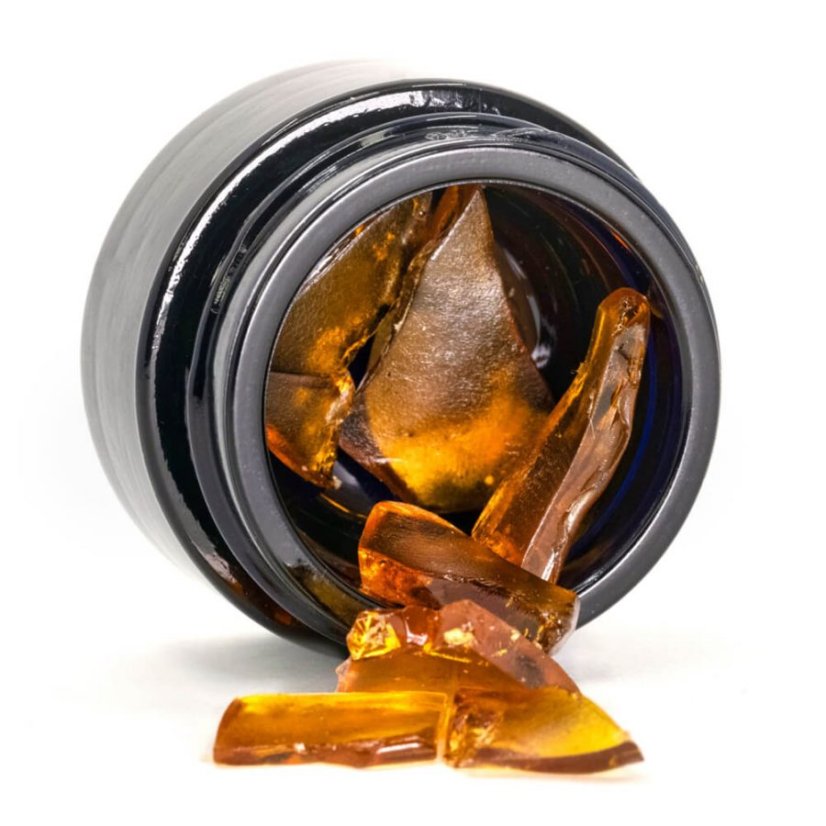 Extrakt Strawberry Field Shatter 58% CBD, 1 g 4 Extrakt Strawberry Field Shatter 58% CBD, 1 g – foto 2