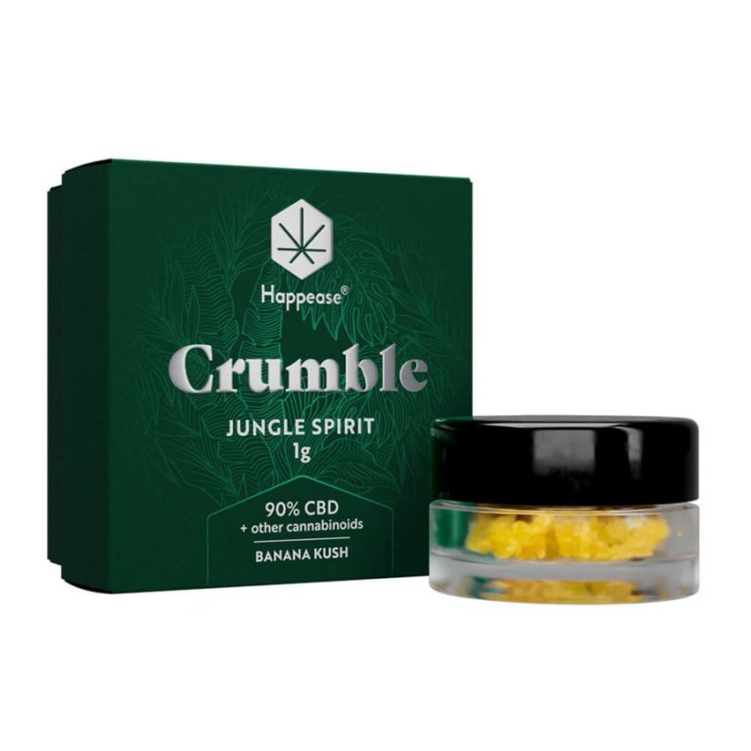 Jungle Spirit Crumble, 90% CBD, 1 g 3 Jungle Spirit Crumble, 90% CBD, 1 g