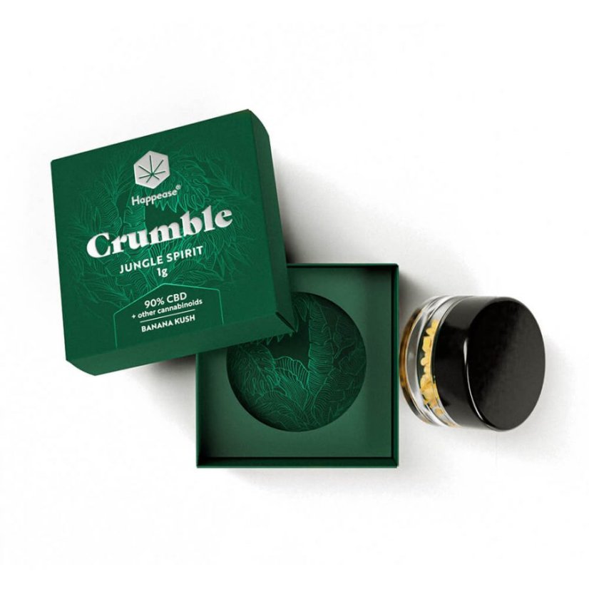 Jungle Spirit Crumble, 90% CBD, 1 g 4 Jungle Spirit Crumble, 90% CBD, 1 g – foto 2