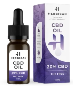 CBD olej 20% bez THC, 2 000 mg, 10 ml